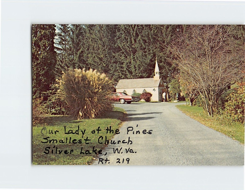 Postcard Our Lady at The Pines Silver Lake West Virginia USA