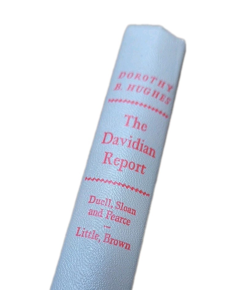 The Davidian Report by Dorothy B. Hughes 1952 Doubleday 1st Edition