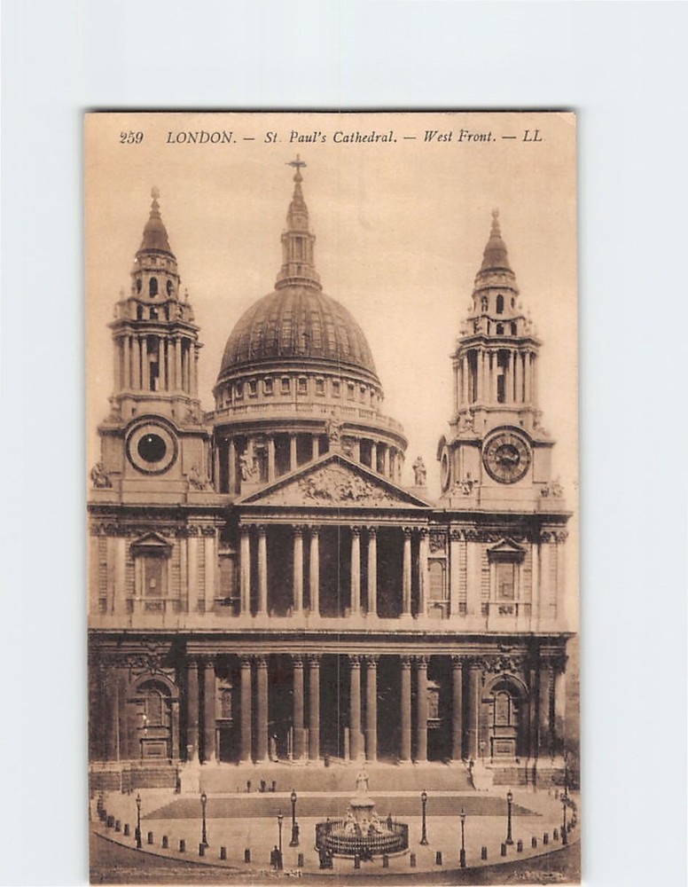 Postcard St. Paul's Cathedral London England