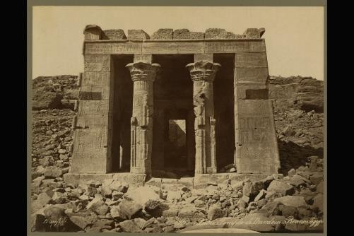 Pronaos,Remains of Temple of Dendur,Dandur,Egypt,1867-1899,Maison Bonfils