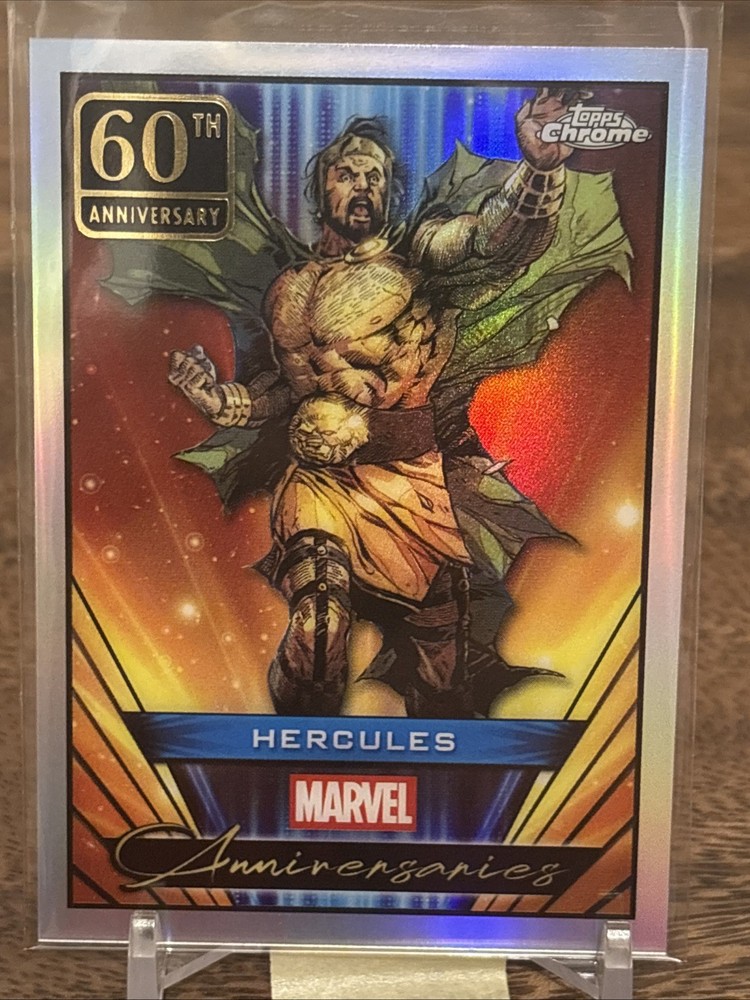 Hercules 2025 Topps Chrome Marvel 60th Anniversary Refractor Card-#MA-3