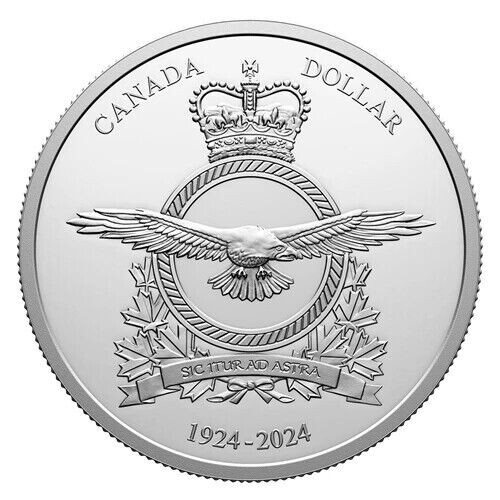 2024 CANADA RCAF 100th Anniversary Special Edition Silver  Proof Dollar