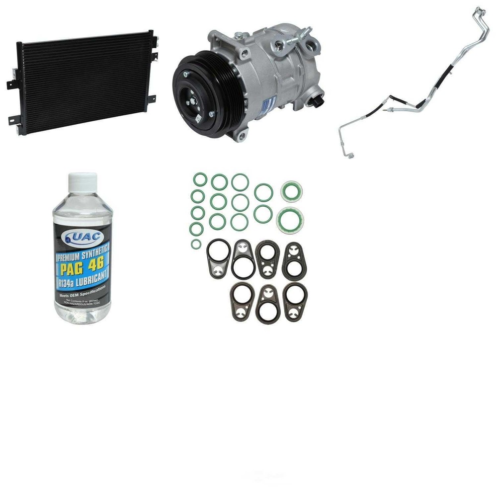 A/C Compressor Kit with Condenser for 2008 Dodge Avenger 2.7L Replacement