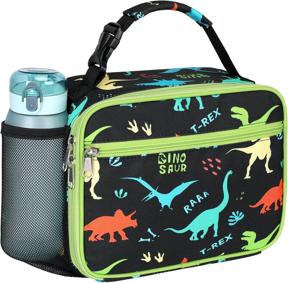 Insulated Reusable Lunch Bag for Boys - Kids Lunch Box
