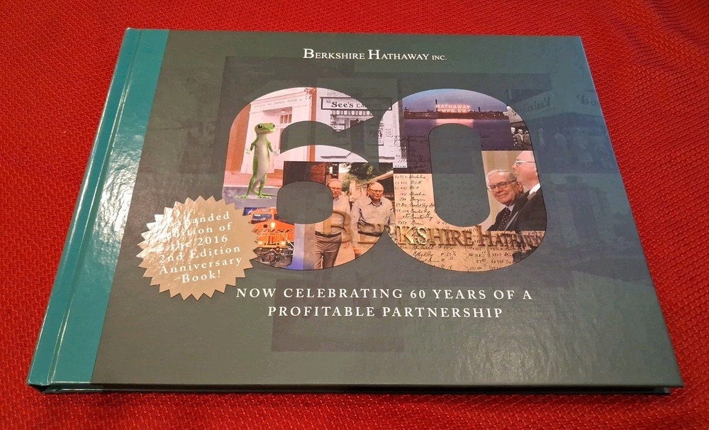 60 Years of Berkshire Hathaway 2025 Book Warren Buffett Investing Omaha NEW