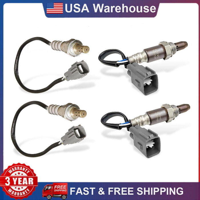 4PCS Up+Downstream Oxygen Sensor For 2005-2013 Toyota Tundra 4.0L 4.6L 4.7L 5.7L