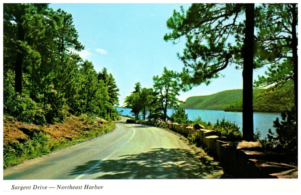 Postcard Sound and Sargent Drive in Acadia National Park-image