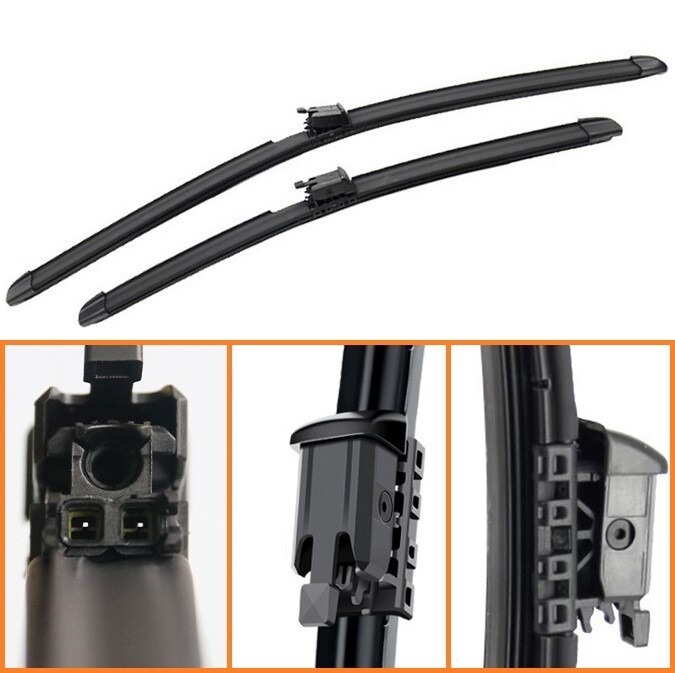 Heated Windshield Wiper Blades with Washer Spray for Volvo XC60 2018-2023 26 and 19 Inch