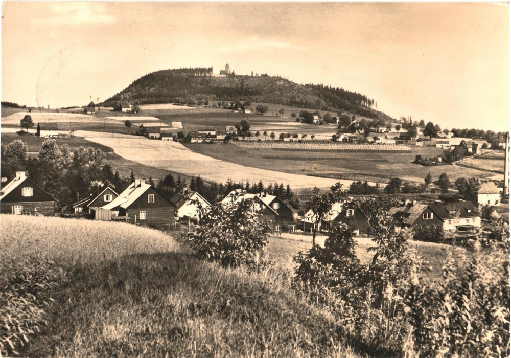 Panorama of The Municipality of Bärenstein, Saxony, Germany Postcard