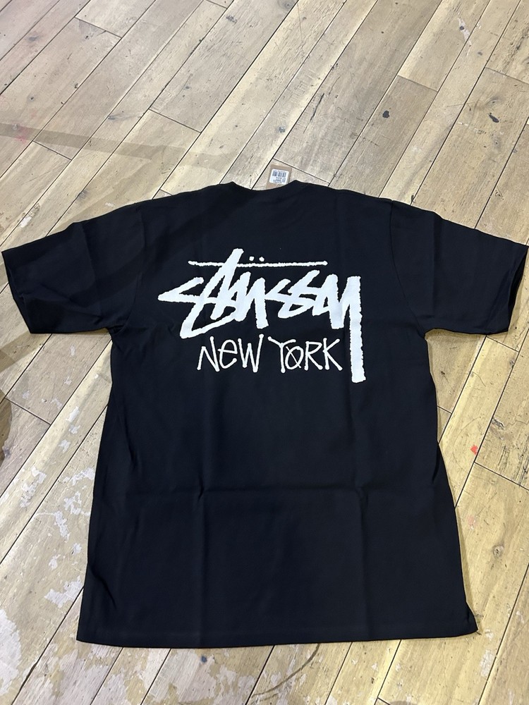Size L - Stussy Black Logo Shirt