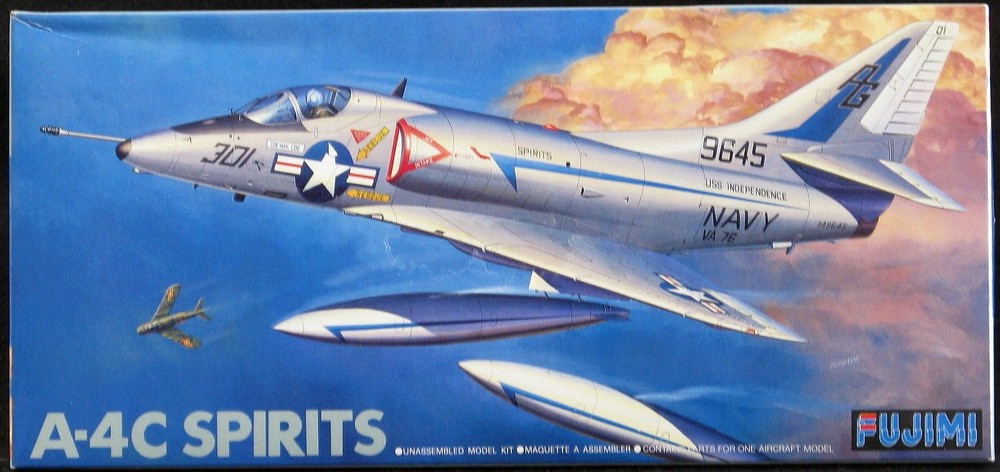 Fujimi Models 1/72 MCDONNELL DOUGLAS A-4C SKYHAWK Spirits & Road Runners *NOS*