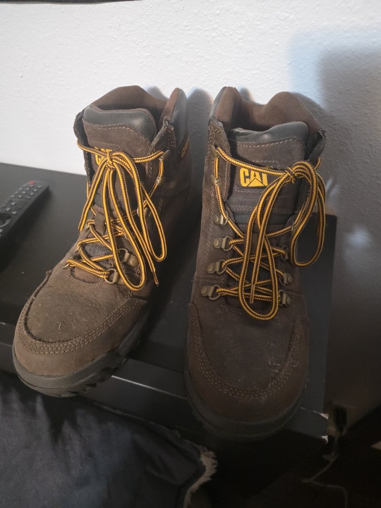 Mens Steel Toe Work Boots Waterproof Leather Industrial Boots Safety Boots