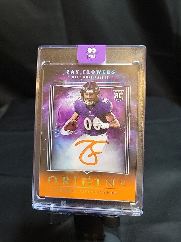 2023 Panini Origins - Rookie Autographs orange #RAZAY Zay Flowers /75