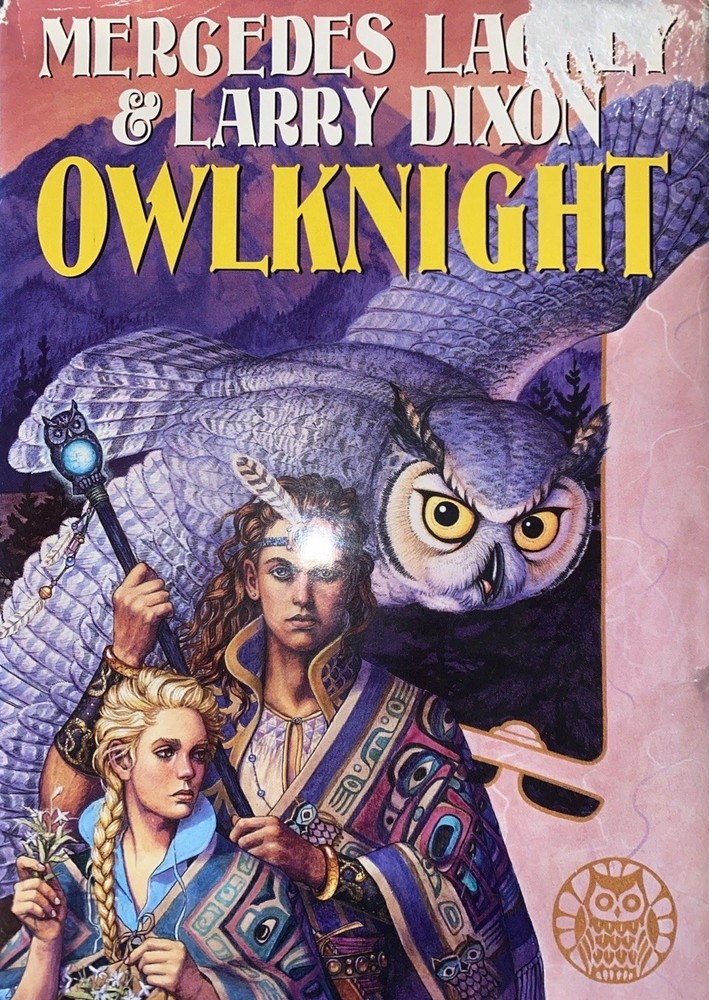 Owlknight Hardcover 1999 DAW Mercedes Lackey Larry Dixon Fantasy Book
