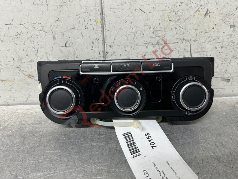 2010-2015 Volkswagen Touran SE TDI Digital Climate Control Panel 907426BTZJU