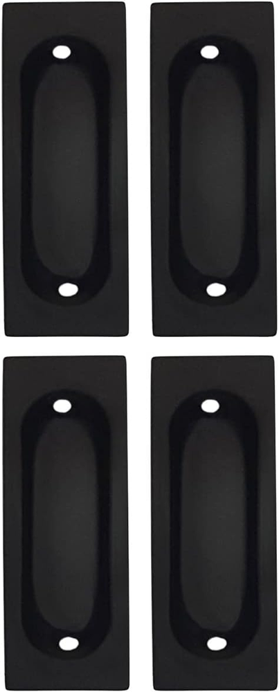 Solid Brass Rectangular Flush Pull, 3”X1-1/8”X3/8