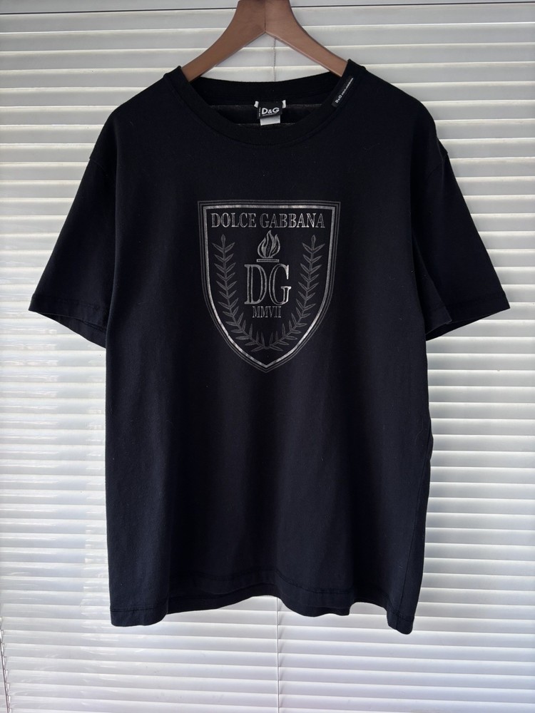 Dolce & Gabbana MMVII Vintage Big Logo Luxury T-Shirt Size M