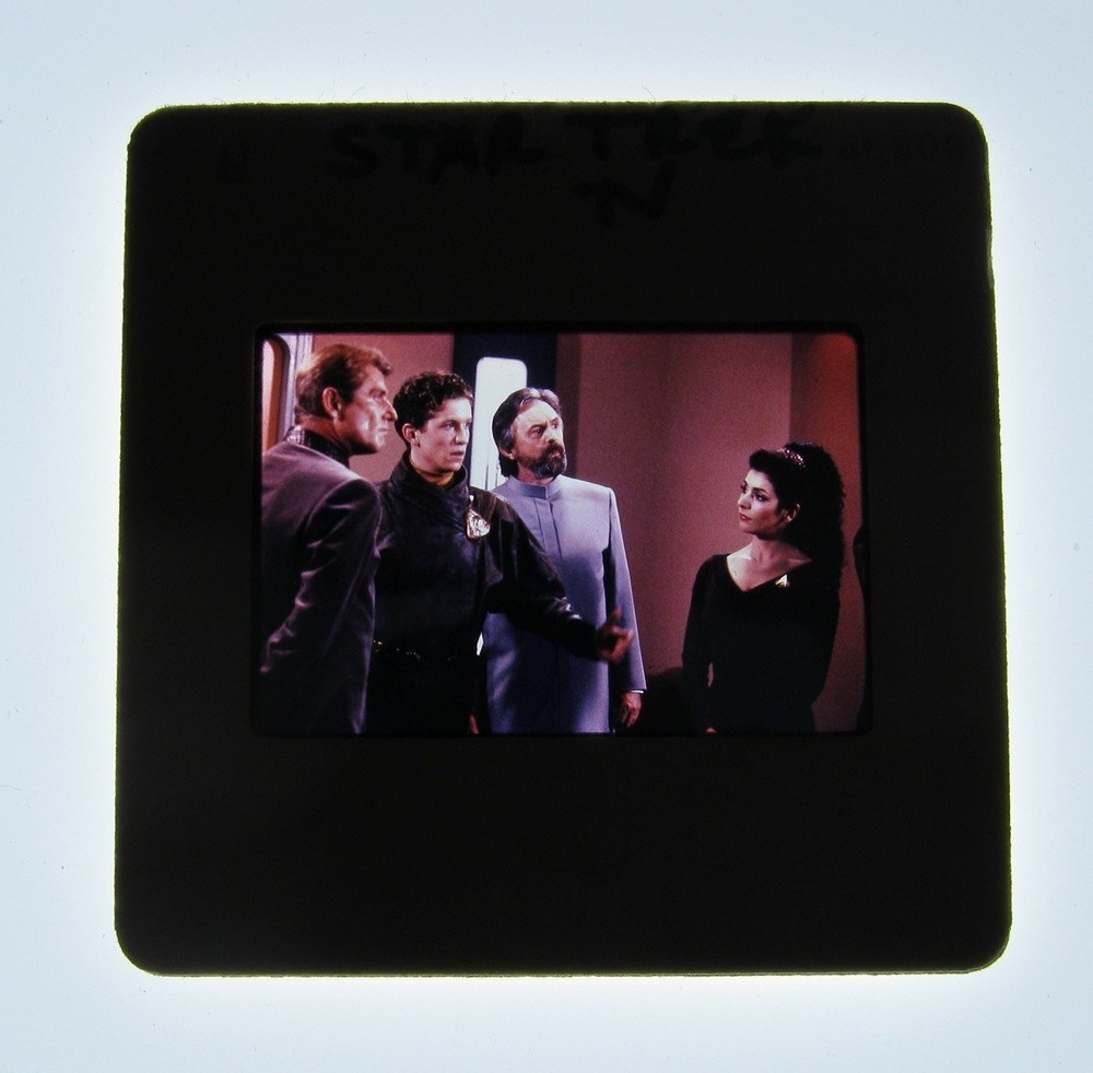 Original STAR TREK NEXT GENERATION 35mm Studio Production Slide MARINA SIRTAS