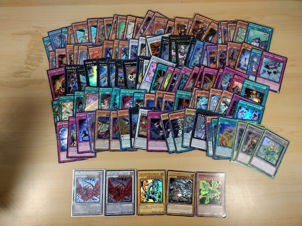 Yu-Gi-Oh 100+ Holo Rares Card Lot Collection Bulk