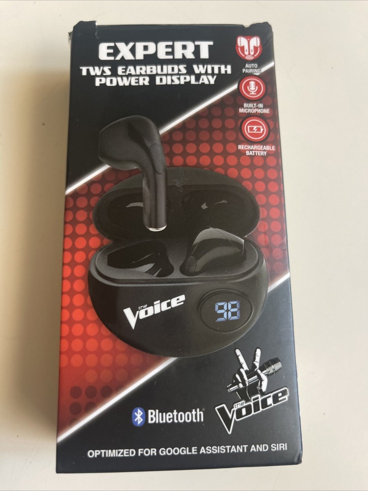 The Voice Expert TWS Earbuds with Power Display for Clear Sound