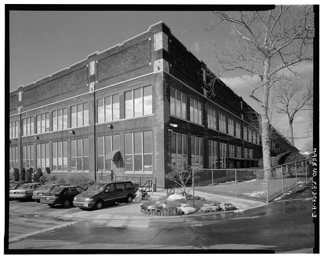 Atwater Kent North Plant Northeast Elevation Oblique Factory Building 1900s