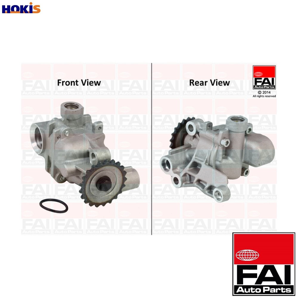 OIL PUMP OP313 FOR ANY/AYZ 1.2L AMF/BAY/ATL/BHC/BMS/BNV/BNM/BWB 1.4L 3cyl