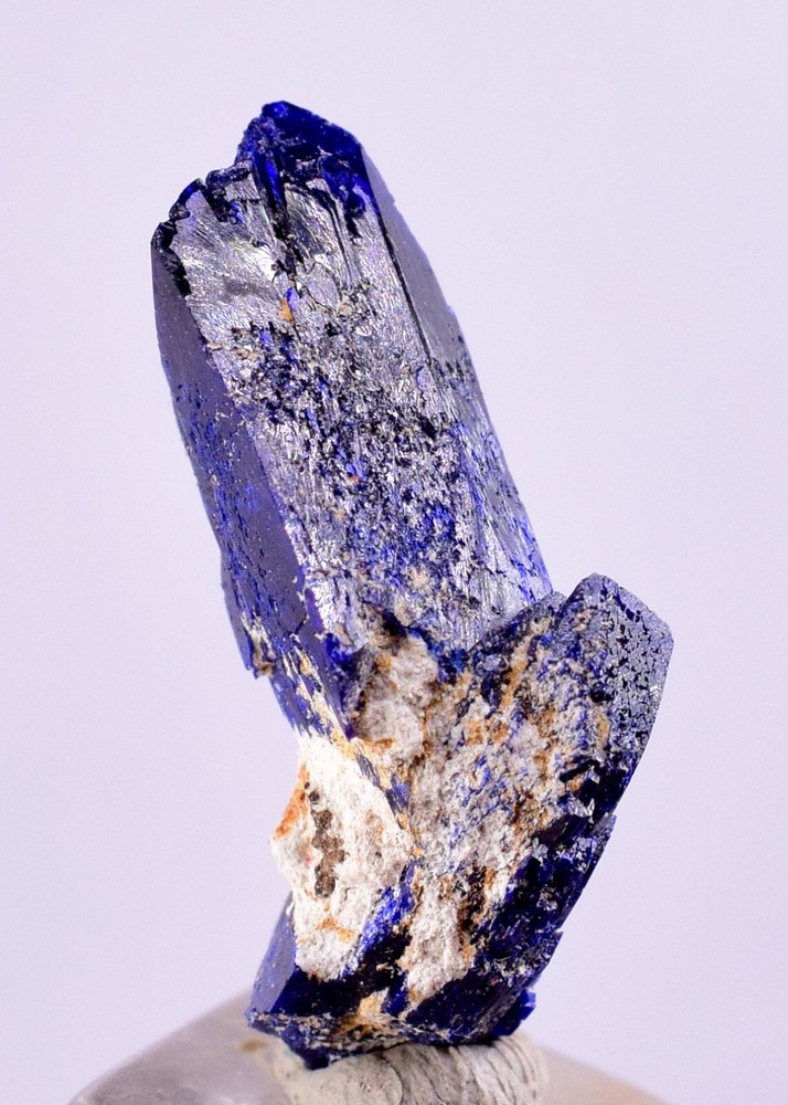 2.2cm Sharp Shiny Royal Blue Azurite Gem Crystals from Morocco UB106