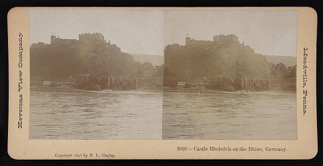 Photo:Castle Rheinfels on the Rhine,Germany