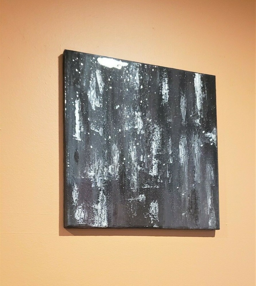 Original Abstract Acrylic Painting With Resin Finish - Modern Wall Art 14