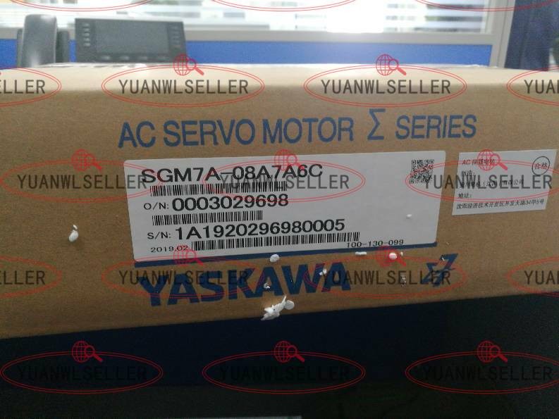 1pc NEW Yaskawa servo Motor SGM7A-08A7A6C