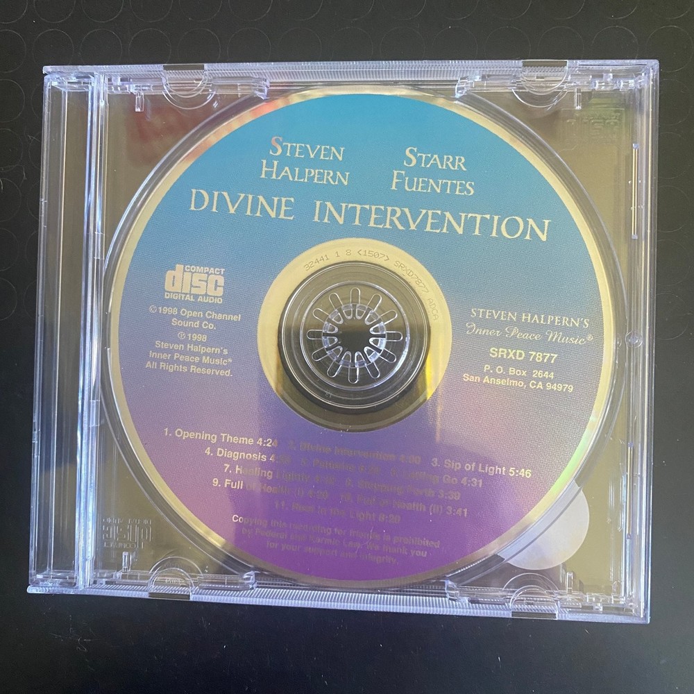 Steven Halpern & Starr Fuentes – Divine Intervention CD 1998 New Age Inner Peace