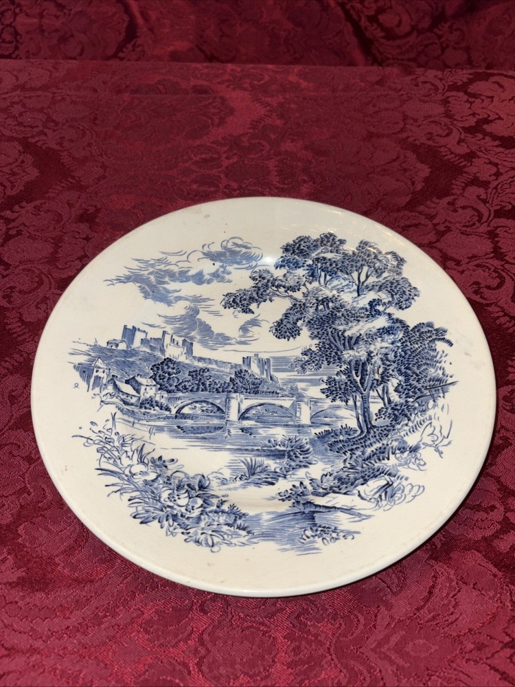 Vintage Countryside Enoch Wedgewood Tunstall Ltd. England Plate + 2 Bread Plates
