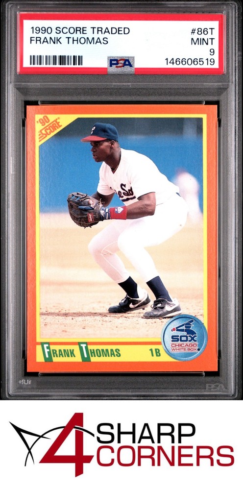 1990 Score Traded #86T Frank Thomas Rc White Sox Hof Psa 94SC is now accepting consignments at just 5% on $1,000+