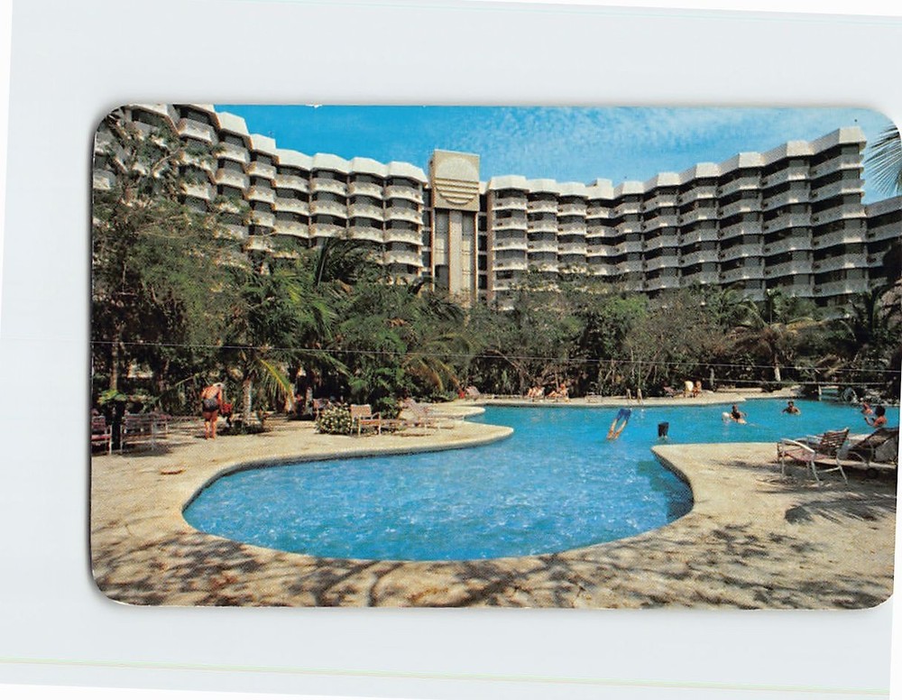 Postcard The swimming pool of the Sol Caribe Hotel Cozumel Mexico