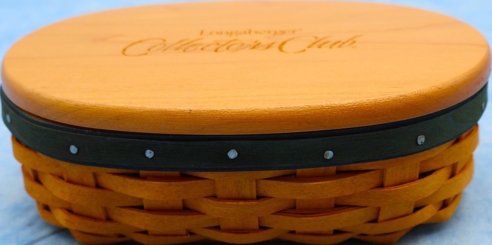 Longaberger 2001 Collectors Club Harmony Basket No 5 Lid Protector