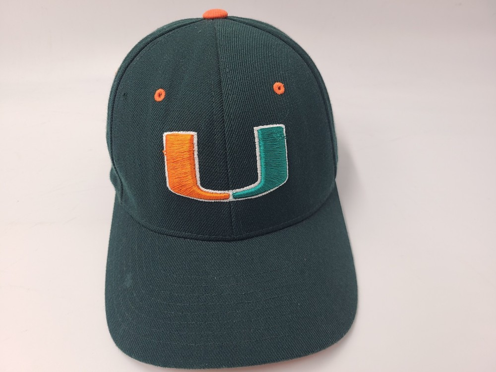 Miami Hurricanes Zephyr Fitted 7 Wool Blend NCAA Cap for Men and Women  