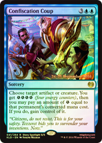 Pre-Release Promos - Confiscation Coup - Foil - Prerelease Promo