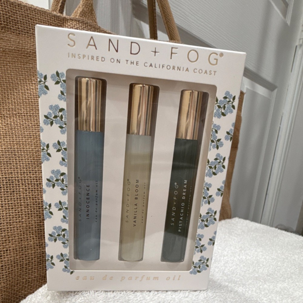 SAND+FOG Eau de Parfum Oil Set Innocence, Vanilla Bloom, Pistachio Dream
