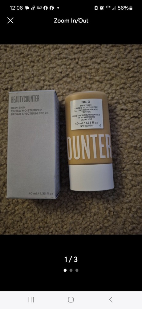 BEAUTYCOUNTER DEW SKIN TINTED MOISTURIZER