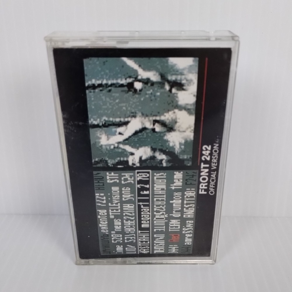 FRONT 242 Cassette Tape 80s EBM Industrial OFFICIAL VERSION MASTER HIT WAX TRAX!