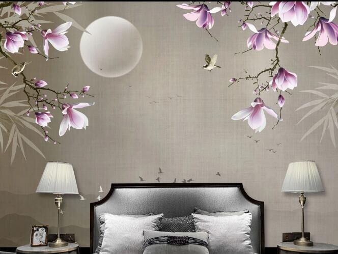 3D Mountain Bird ZHUA29492 Wallpaper Wall Murals Removable Self-adhesive Ann