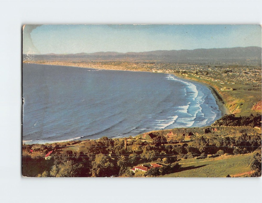 Postcard Los Angeles County West Coast Beaches California USA