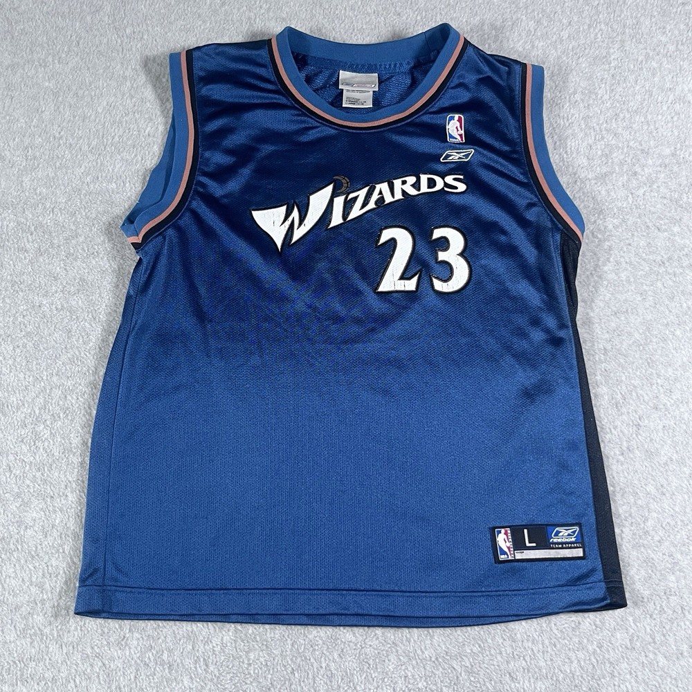 Vintage Michael Jordan Reebok Washington Wizards #23 Jersey Size Youth Large