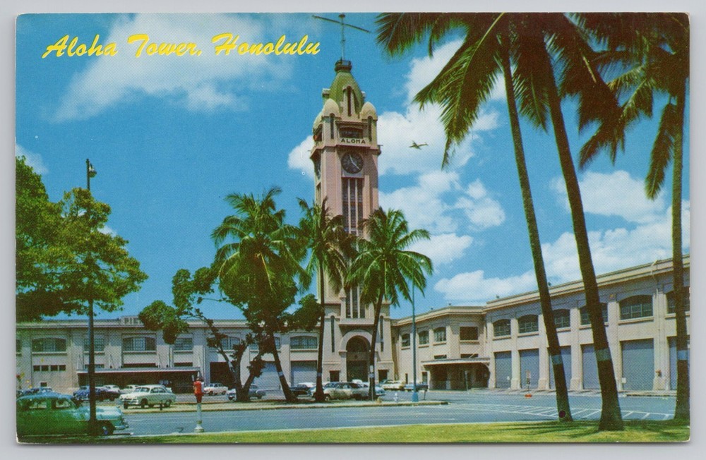 Aloha Tower Honolulu Hawaii Postcard
