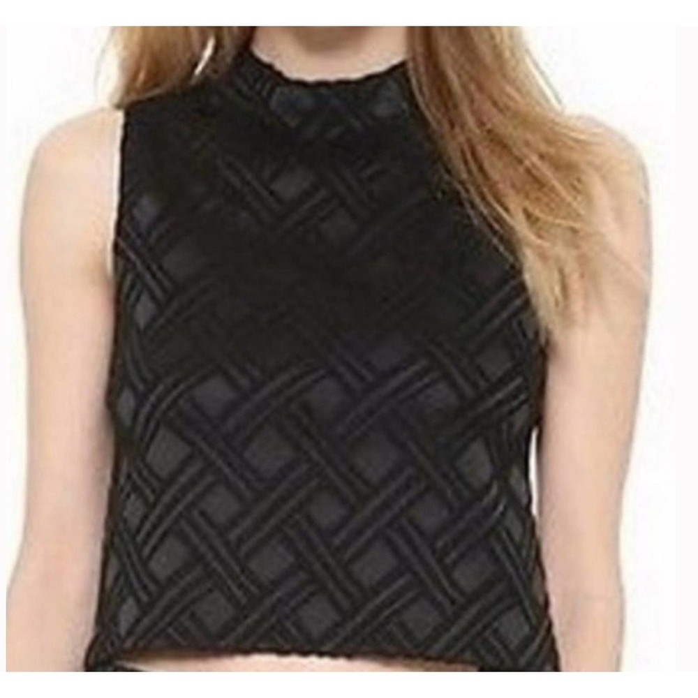 Alice + Olivia Structured Crop Top