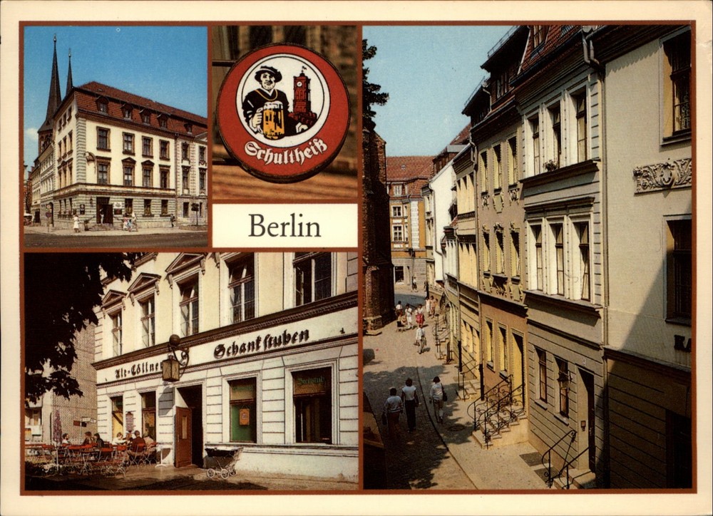 Berlin Germany Gruss Aus vintage postcard m633