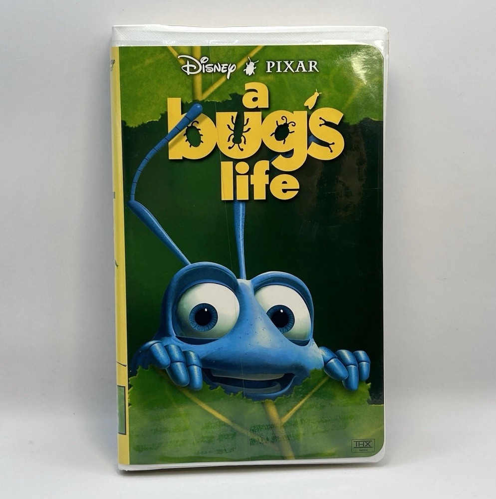 A Bug’s Life VHS 1999 Disney Pixar Video Tape Flik Vintage Clamshell Nearly New!