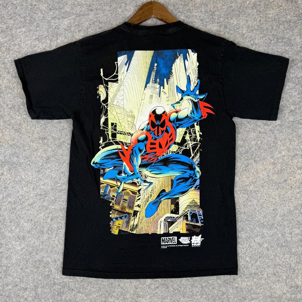 HUF x Marvel Spiderman Web Swinging Graphic Tee Black Adult Medium