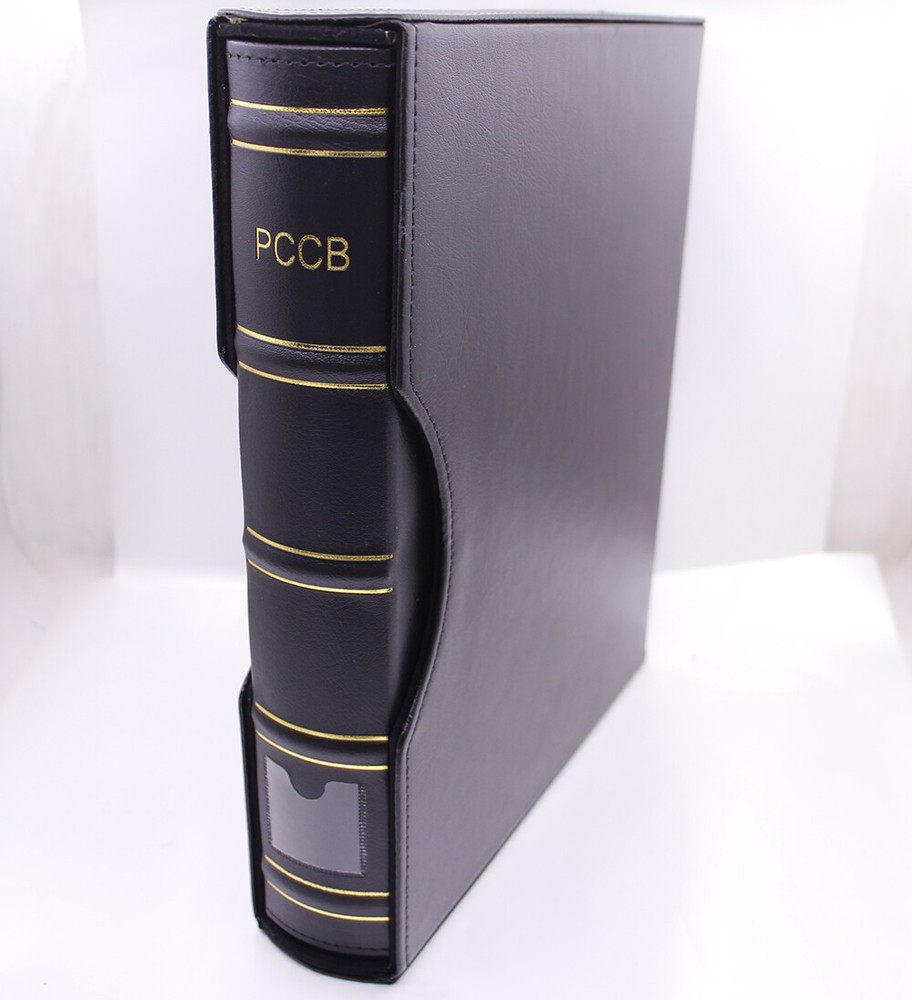 High-grade Black Standard Collection Album Book For Paper Money Banknote Stamp