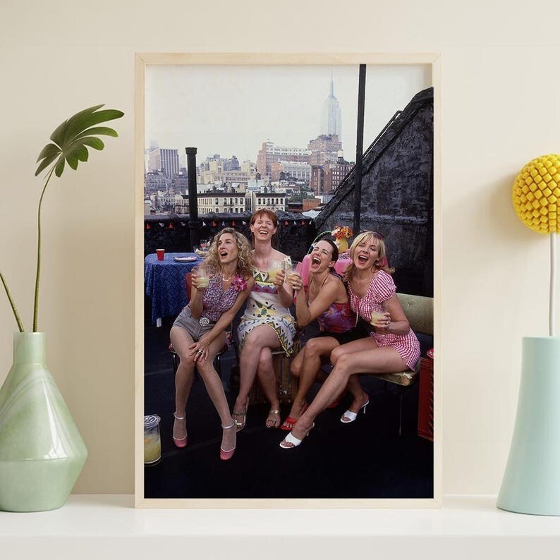 Sex and the City HD Canvas Poster - Vintage TV Series Art Print